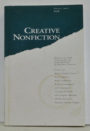 Item #4810016 Creative Nonfiction, Volume 1, Issue 1 (1993). Lee Gutkind, Mary Paumier Jones,...
