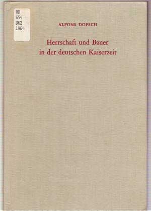 Item #4880009 Herrschaft und Bauer in der deutschen Kaiserzeit: Untersuchungen zur Agrar- und...