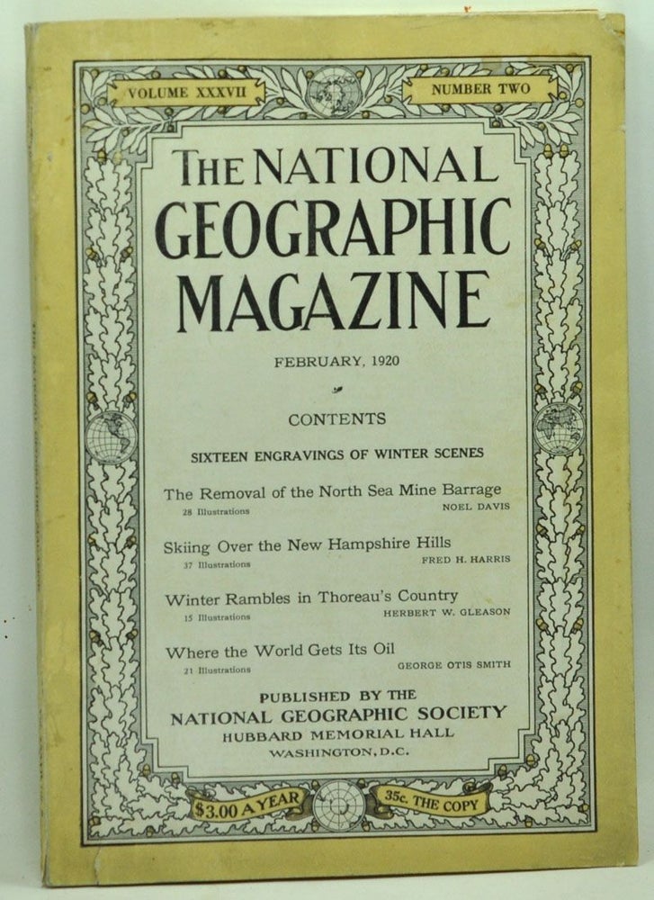 Item #4890005 The National Geographic Magazine, Volume XXXVII, Number Two (February, 1920). Gilbert Grosvenor, Noel Davis, Fred H. Harris, Herbert W. Gleason, George Otis Smith.