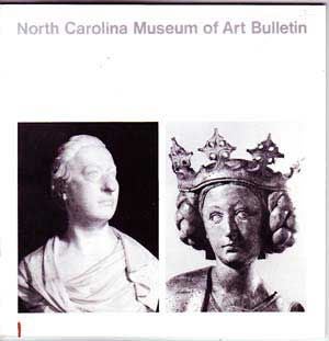 Item #4900004 North Carolina Museum of Art Bulletin (Volume XIV, Number 1). John Kenworthy-Browne, Justus Bier.