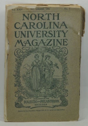 Item #4910048 North Carolina University Magazine, Old Series, Vol. 37, No. 2; New Series, Vol....