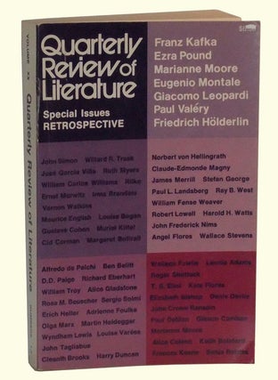 Item #4920046 Quarterly Review of Literature: Special Issues Retrospective. Vol. XX, No. 1-2...