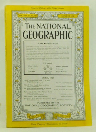 Item #4980021 The National Geographic Magazine, Volume LXXXVII (87) Number Six 6 (June 1945)....