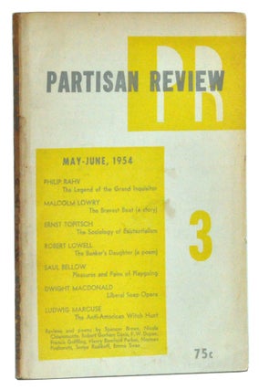 Item #4980028 The Partisan Review, Volume XXI, Number 3 (May-June, 1954). William Phillips,...