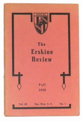 Item #5020030 The Erskine Review, Vol. III, No. 1 (Fall 1959). Jack Price, Sam Pratt, Leon McDill...