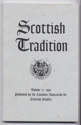 Item #5060036 Scottish Tradition, Volume 23, 1998. Scott A. McLean