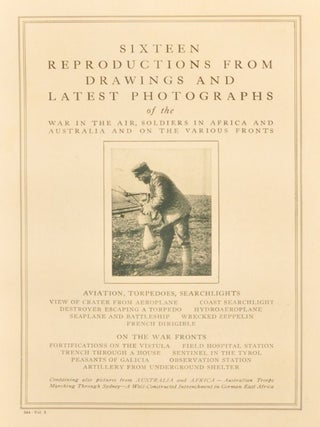 Item #5060040 Sixteen Reproductions from Drawings and Latest Photographs of the War in the Air,...