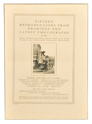 Item #5060042 Fifteen Reproductions from Drawings and Latest Photographs of the Men, Trenches,...