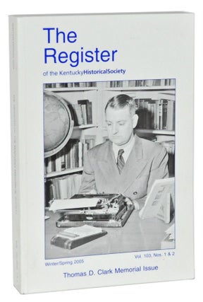 Item #5120044 The Register of the Kentucky Historical Society, Vol. 103, Nos. 1 & 2...