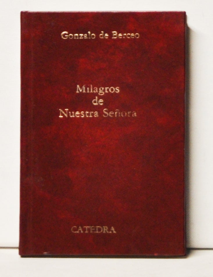 Item #5130049 Milagros de Nuestra Se&ntilde;ora. Gonzalo de Berceo, Michael Gerli.
