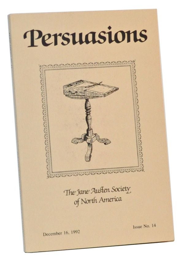 Item #5150023 Persuasions: The Jane Austen Society of America. December 16, 1992, Issue No. 14. Gene Koppel.