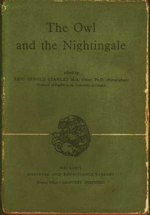 Item #5180060 The Owl and the Nightingale (Nelson's Medieval and Renaissance Library). Eric...