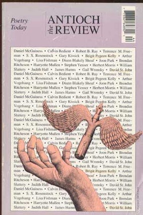 Item #5190054 The Antioch Review: Poetry Today (Winter 1994), Volume 52, Number 1. Robert S. Fogarty