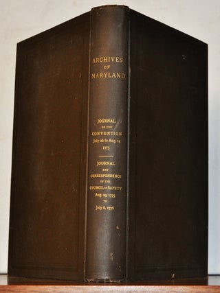 Item #5190065 Archives of Maryland: Journal of the Maryland Convention July 26-August 14, 1775;...