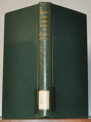 Johns Hopkins University Studies in Historical and Political Science, Volume 68