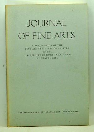 Item #5220003 Journal of Fine Arts: A Publication of the Fine Arts Festival Committee of the...