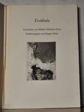 Item #5220053 Treibholz. Walter Helmut Fritz