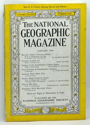 Item #5240036 The National Geographic Magazine, Volume 89 Number 1 (January 1946). Gilbert...