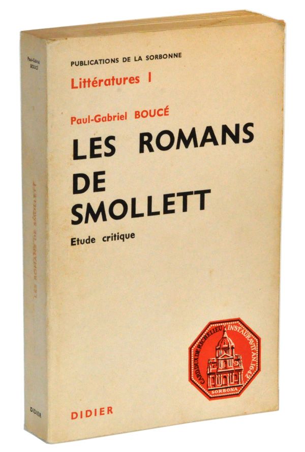 Item #5280010 Les Romans de Smollett: Étude critique. Paul-Gabriel Boucé.