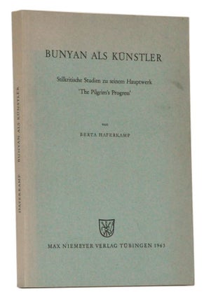 Item #5280017 Bunyan als Künstler: Stilkritische Studien zu seinem Hauptwerk 'The Pilgrim's...