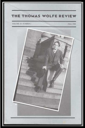 Item #5290049 The Thomas Wolfe Review, Vol. 20, Number 2 (Fall 1996). Terry Roberts, Aldo P....