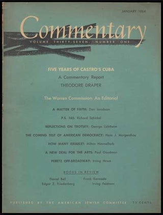 Item #5300025 Commentary: Vol. 37, No. 1 (January 1964). Norman Podhoretz, Theodore Draper, Don...